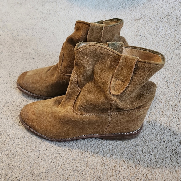 Isabel Marant Tan Ankle Boots - Picture 7 of 14